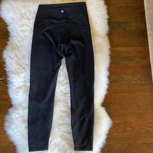Lululemon 25 inch high rise legging - Everlux black size 6
